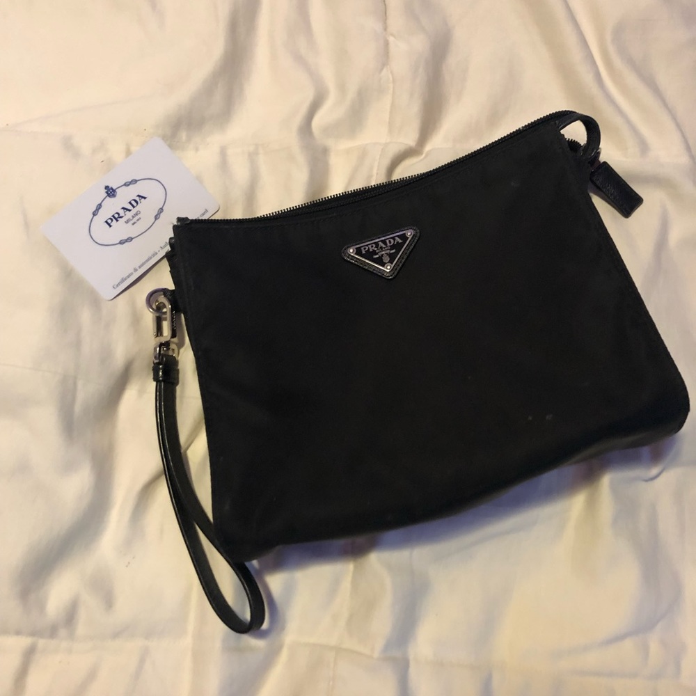 Used Prada Nylon Pouch *authentic*